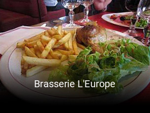Réserver une table chez Brasserie L'Europe maintenant