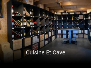 Cuisine Et Cave réservation de table