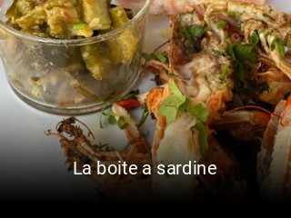 La boite a sardine réservation de table
