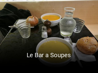 Le Bar a Soupes réservation de table