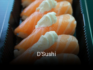 D'Sushi réservation de table