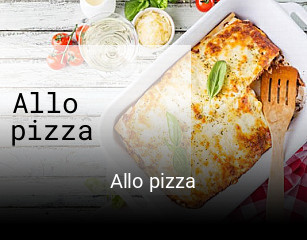 Allo pizza réservation de table