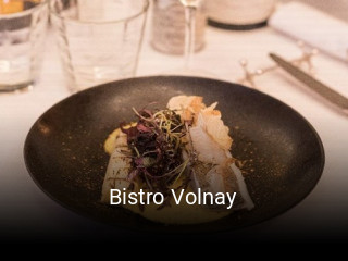 Bistro Volnay réservation de table