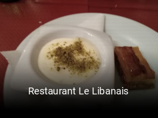 Restaurant Le Libanais réservation