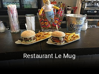 Restaurant Le Mug réservation de table