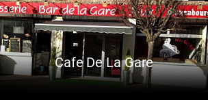 Réserver une table chez Cafe De La Gare maintenant