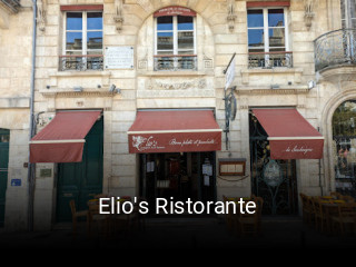 Réserver une table chez Elio's Ristorante maintenant