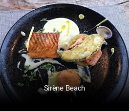 Sirène Beach réservation de table