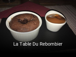 La Table Du Rebombier réservation