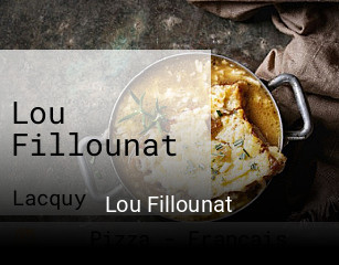 Lou Fillounat réservation en ligne