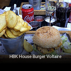 HBK House Burger Voltaire réservation