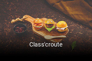 Class'croute réservation en ligne