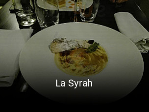 La Syrah réservation en ligne