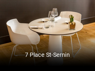Réserver une table chez 7 Place St-Sernin maintenant