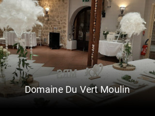 Domaine Du Vert Moulin réservation de table