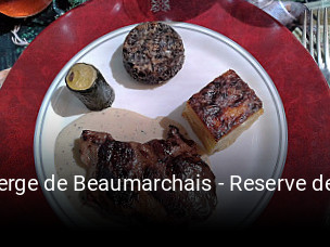 Auberge de Beaumarchais - Reserve de Beaumarchais réservation de table