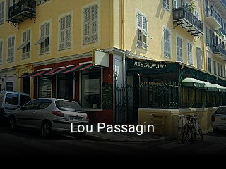 Lou Passagin réservation de table