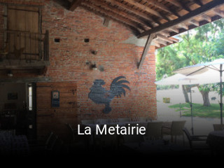 La Metairie réservation de table