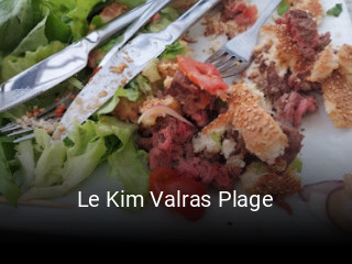Le Kim Valras Plage réservation de table