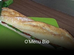O'Menu Bio réservation