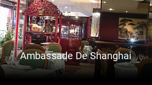 Ambassade De Shanghai réservation de table