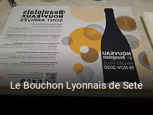 Le Bouchon Lyonnais de Sete réservation