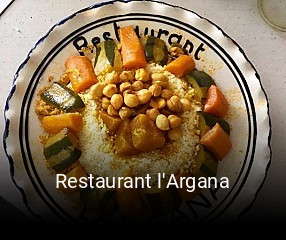 Restaurant l'Argana réservation en ligne