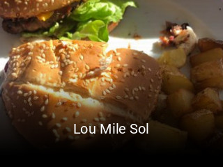 Lou Mile Sol réservation de table