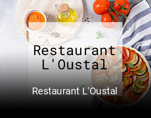 Restaurant L'Oustal réservation en ligne
