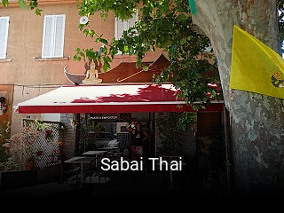 Sabai Thai réservation de table