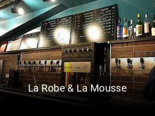 La Robe & La Mousse réservation de table