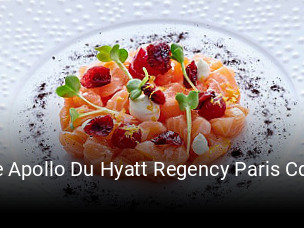 Le Apollo Du Hyatt Regency Paris Cdg réservation en ligne