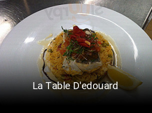 Réserver une table chez La Table D'edouard maintenant