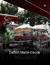Delfort Marie-claude réservation de table