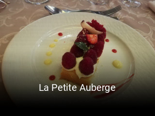 La Petite Auberge réservation de table