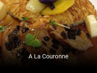 A La Couronne réservation
