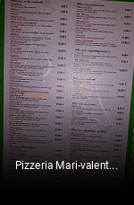 Pizzeria Mari-valentino réservation de table