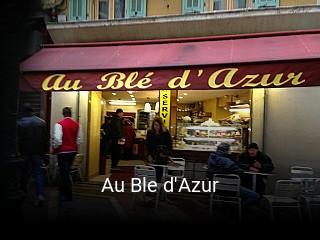 Au Ble d'Azur réservation de table
