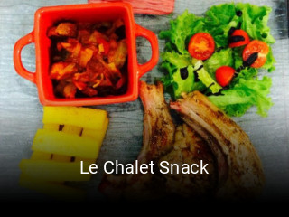 Le Chalet Snack réservation de table