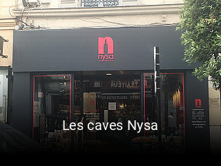 Les caves Nysa réservation de table