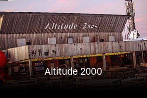 Altitude 2000 réservation de table