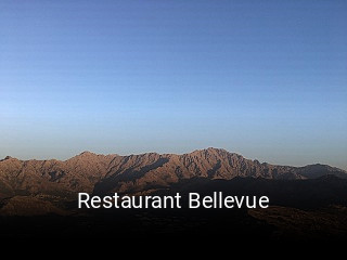Restaurant Bellevue réservation