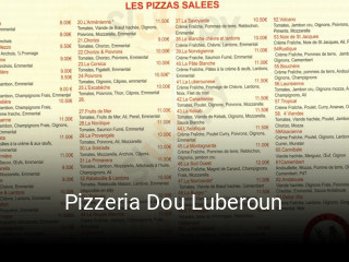 Pizzeria Dou Luberoun réservation en ligne