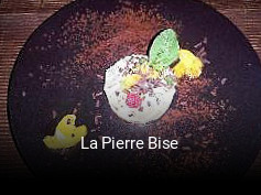 La Pierre Bise réservation de table