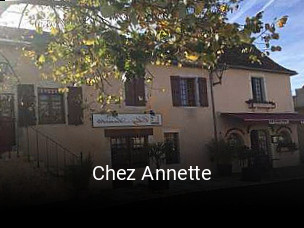 Chez Annette réservation