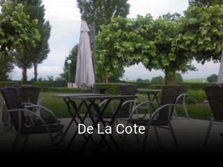 De La Cote réservation de table