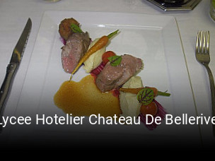 Lycee Hotelier Chateau De Bellerive réservation