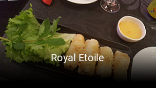 Royal Etoile réservation de table