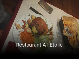 Restaurant A l'Etoile réservation
