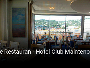 Le Restauran - Hotel Club Maintenon réservation de table